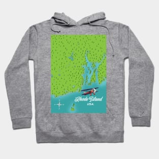 rhode island USA map Hoodie